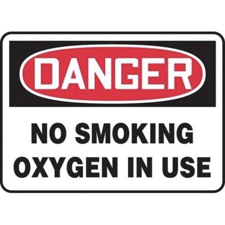 Accuform OSHA DANGER SAFETY SIGN NO SMOKING MSMK041VS MSMK041VS
